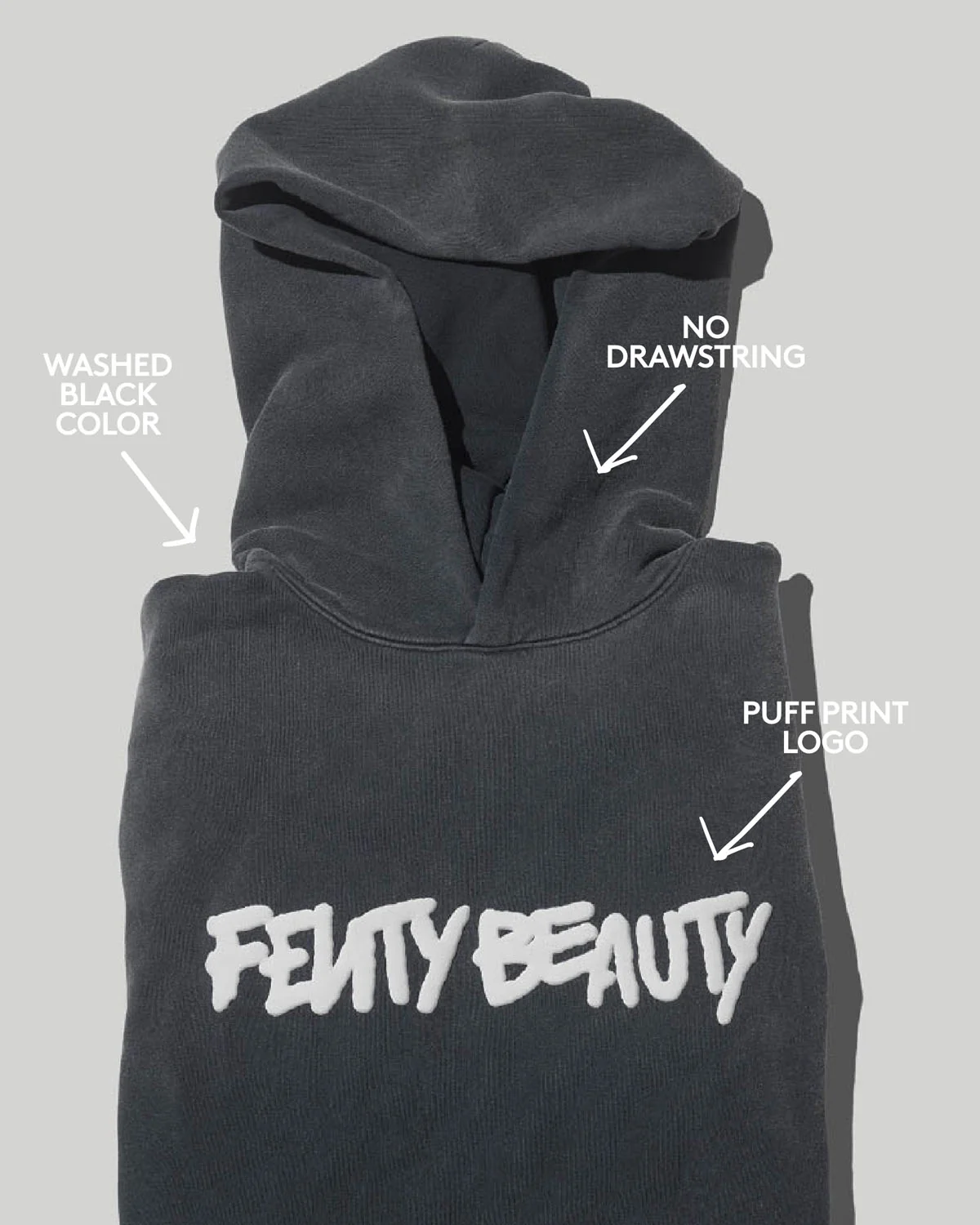 Fenty Beauty Oversized Unisex Hoodie — M - Image 4