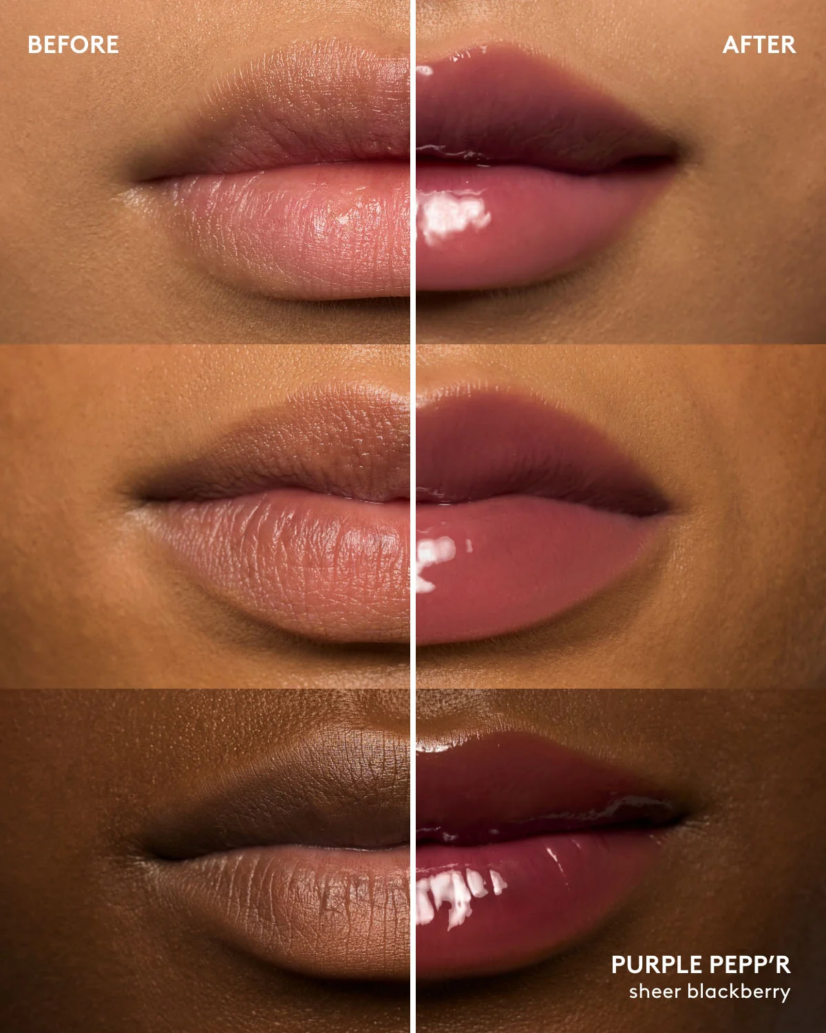 Gloss Bomb Heat Universal Lip Luminizer + Plumper — Purple Pepp'r - Image 2